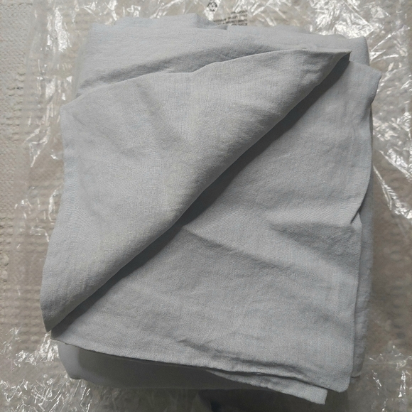 Quince European Linen Mist Duvet Cover & Shams! Sz. King/ Cal King (348) - Picture 11 of 13